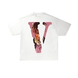VLONE x JuiceWrld WHITE "Face"Tee SZ: XXL